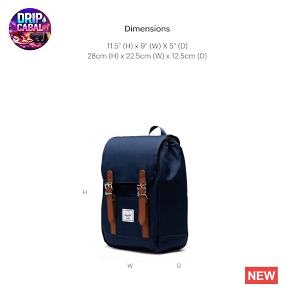 Mini Backpack Recycled Polyester Daypack Casual Chic Adjustable Straps Minimal main image 4